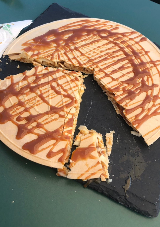Una foto de Obleas con dulce de leche