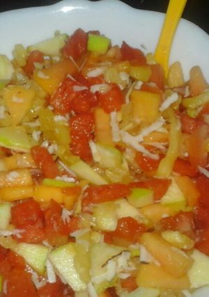 A picture of Fruits salad.