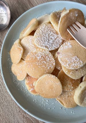 Une photo de Crêpes néerlandaises ou Poffertjes