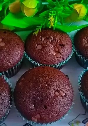 A picture of Chocolate chip muffins.