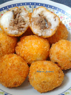 Foto resep Bola bola nasi / rice ball