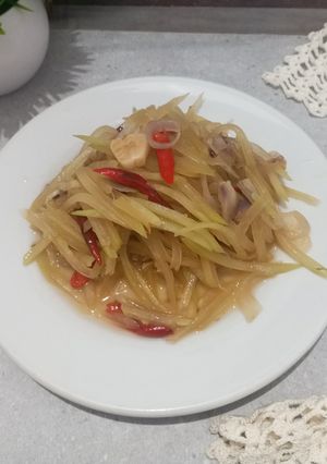 Foto resep Tumis Pepaya Muda