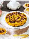 Pumpkin Cinnamon Roll Bread