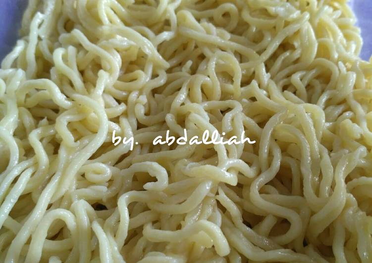 Bagaimana Membuat #05 Mie Telor Homemade Simple Anti Gagal