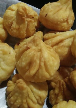 A picture of Fried Modak.