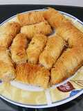 Rolled Kunafa with Nuts