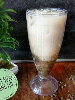 Foto resep Es Kopi Susu Kacang Ijo