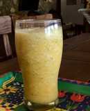 Batido naranja y manzana