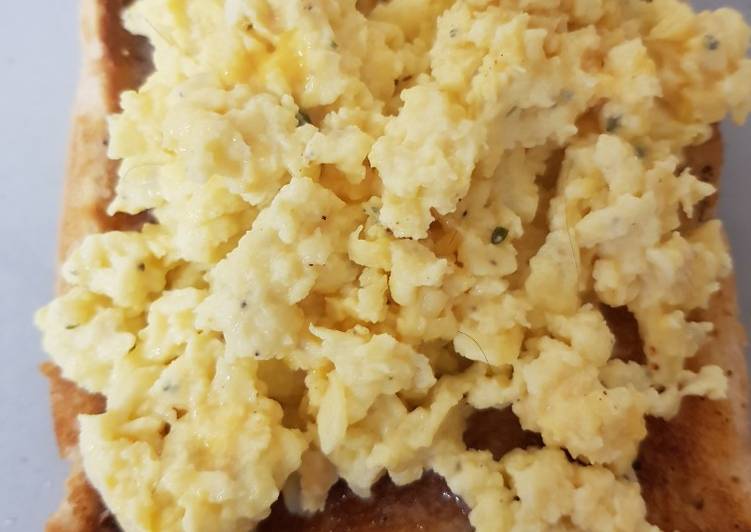 Recipe of Award-winning My Scrambled Egg &amp; Melted Chedder Cheese