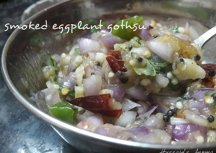 How to Prepare Homemade Smoked  Eggplant gothsu
