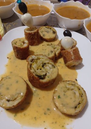 صورة لوصفة رولي بصوص بيضاء