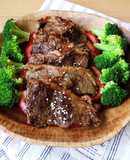#韓式水梨醃烤牛五花(中秋節烤肉）