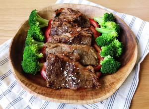 #韓式水梨醃烤牛五花(中秋節烤肉） 的食譜成品照片