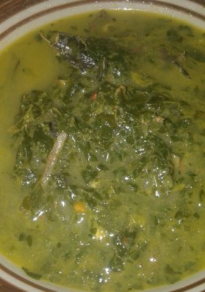 Foto resep Gulai daun ubi tumbuk