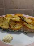 Salmone in crosta di Patate☺