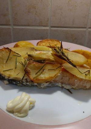 Foto di Salmone in crosta di Patate☺