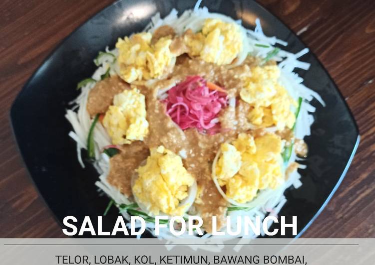 Langkah Mudah untuk mengolah Vegetables salad with sesame cream dressing, Enak Banget