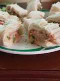 Canapés con pan de molde