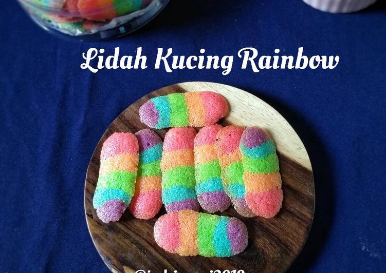 Resep: AppetizingLidah Kucing Rainbow