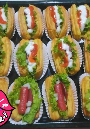 Foto resep Eclair Savory (isi sosis)