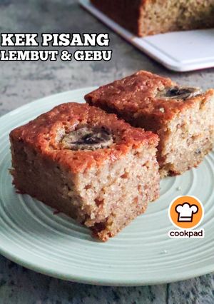 Gambar Kek Pisang Lembut & Gebu