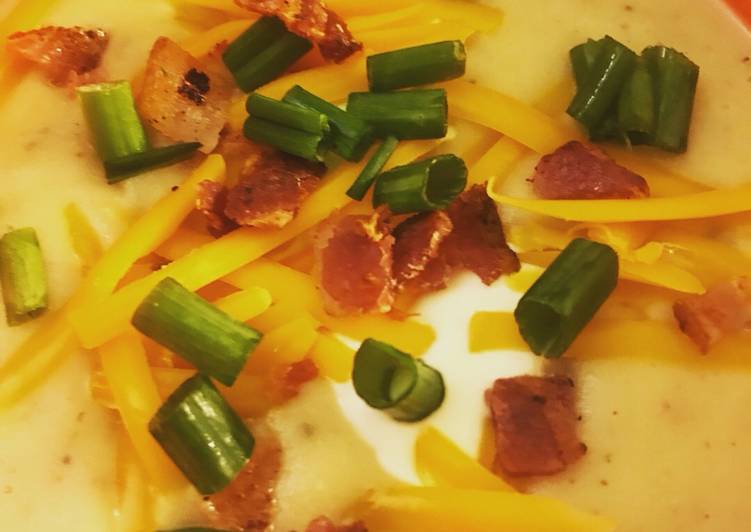 Simple Way to  Loaded Potato Soup