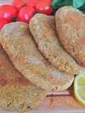 Milanesa de garbanzos