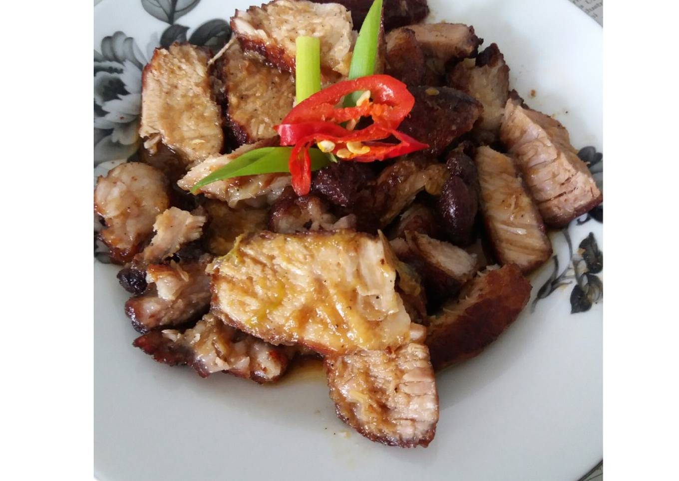 Samcan goreng saus kecap