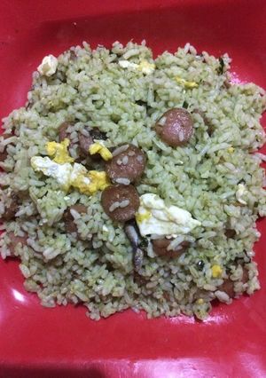 Foto resep Nasi goreng ijo