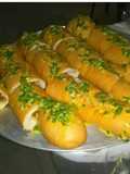 Pan relleno al ajillo