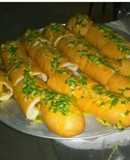 Pan relleno al ajillo