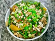 A picture of crumbled tofu