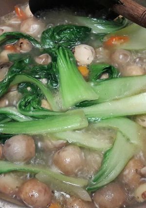 Foto resep Ca Sawi Jamur *pedas*