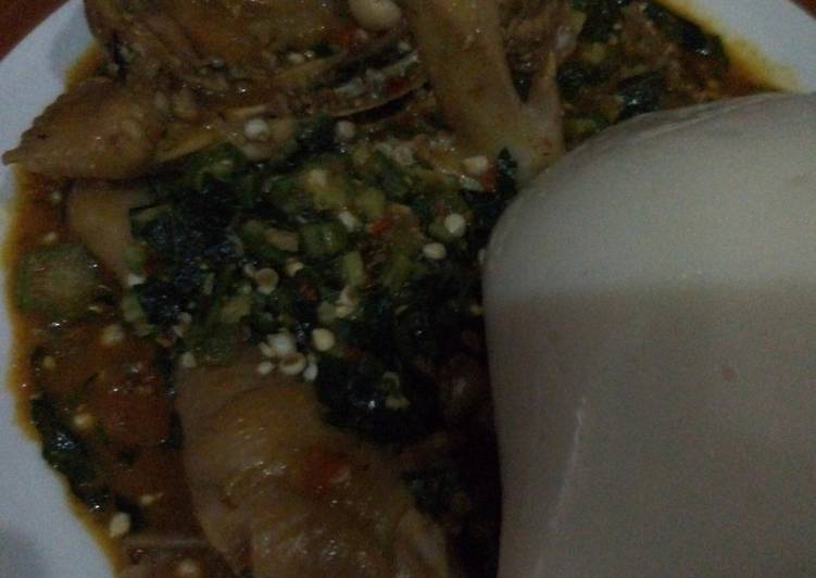 Recipe of Homemade Okora chicken soup