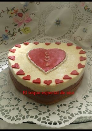 Foto principal de Tarta de tres chocolates para San Valentín