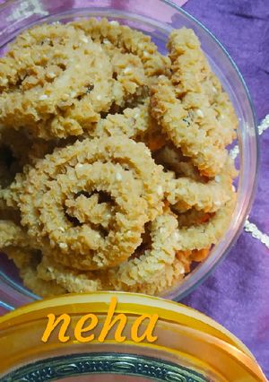 A picture of Rice flour Chakli😋😋.