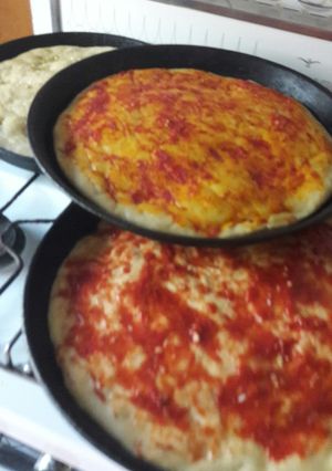 Una foto de Pizza fácil fácil