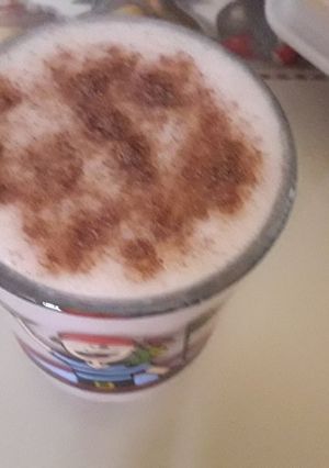 Una foto de Bebida de cebada con leche
