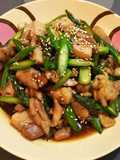 Teriyaki Chicken Thighs with Asparagus Stir-Fry