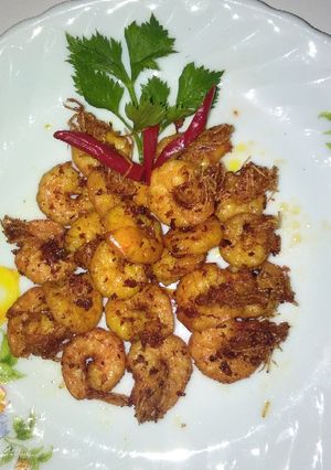 Foto resep Udang goreng simple 🍤