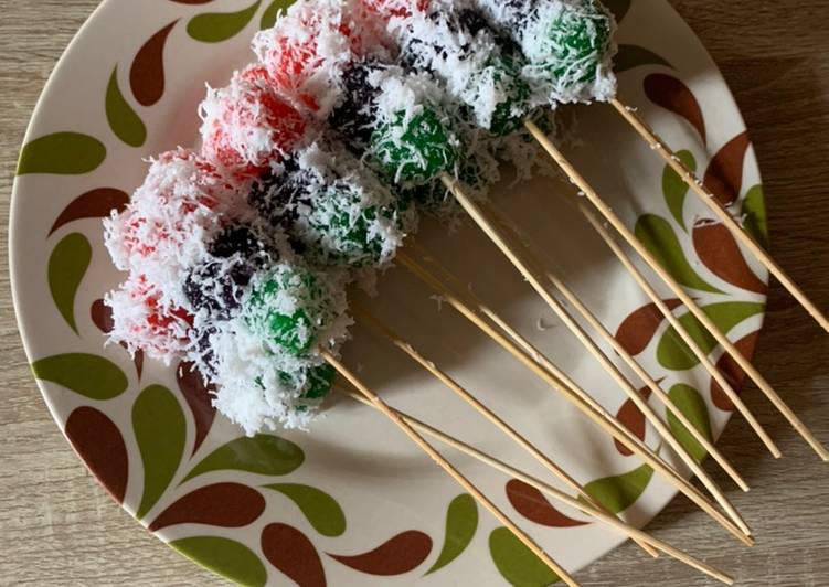 resep cara membuat �?�?Sate ongol-ongol pelangi�?�?