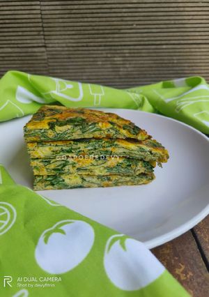 Foto resep Omlette Bayam Wortel