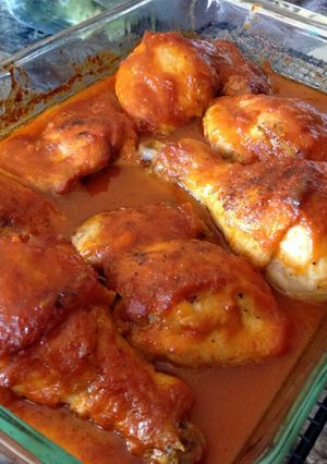 A picture of Grandma's BBQ Chicken.
