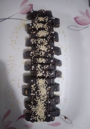عکسی از دستور شیرینی شکلاتی بدون فر