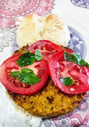 Una foto de Medallón de garbanzo