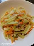 Stir fry Chayote and Carrot