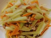 A picture of chayote peel