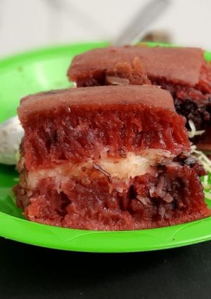 Foto resep Martabak Red Velvet isi Coklat Keju