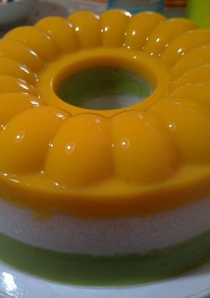 Foto resep 6. Puding labu kuning 3 lapis