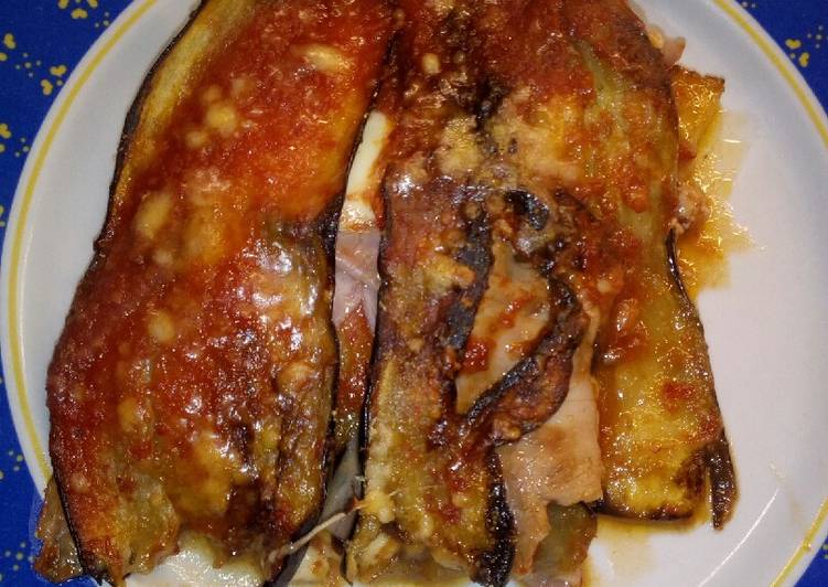 Timballo di melanzane fritte